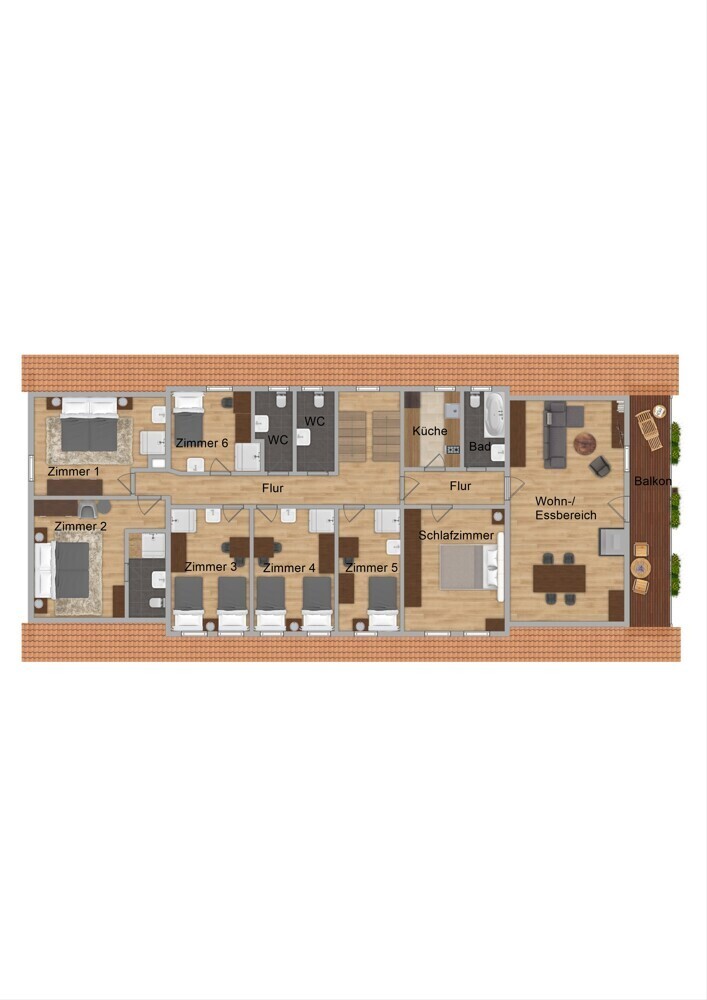 Grundriss Dachgeschoss 