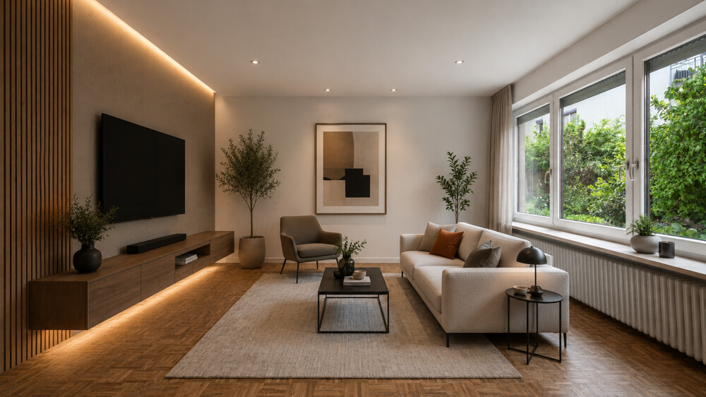 Visualisierung Wohnzimmer