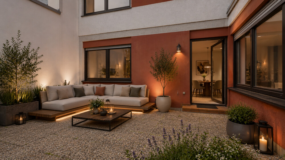 Visualisierung Terrasse