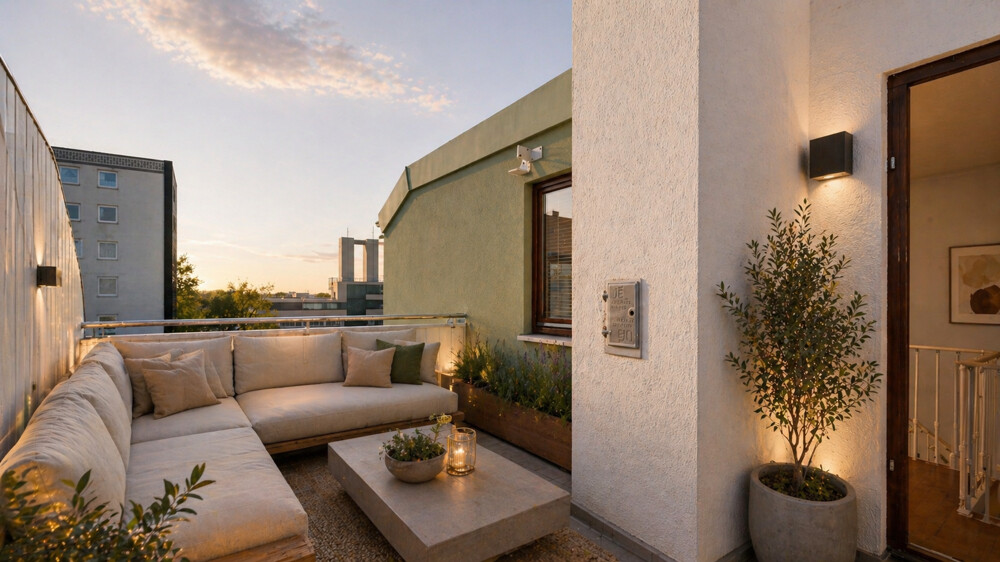 Visualisierung Dachterrasse