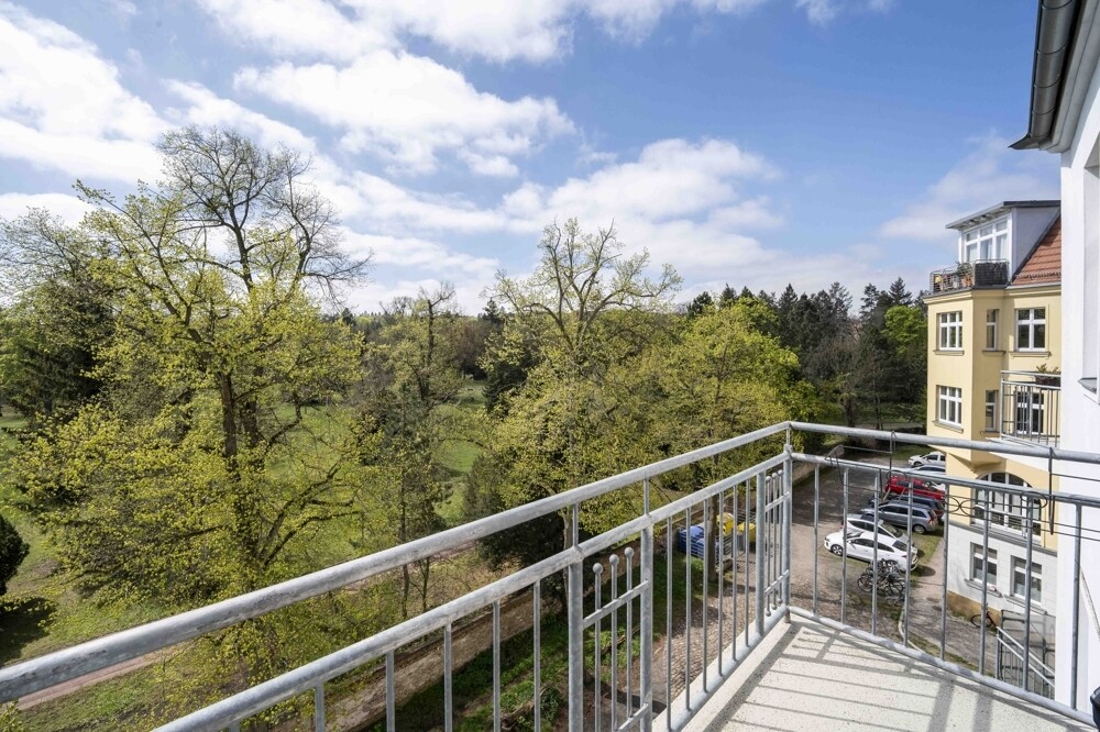 Blick vom Balkon