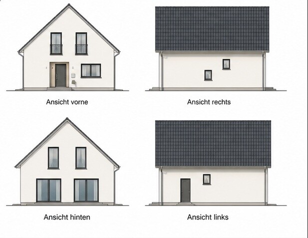 Ansichten vom Musterhaus