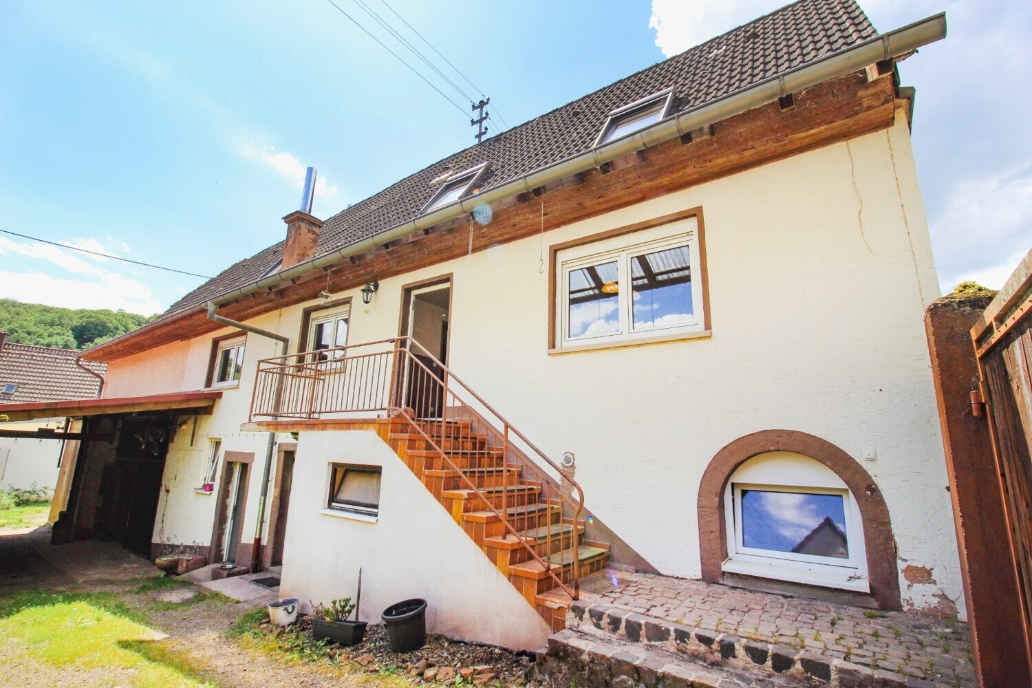 Ansicht Haus Hof