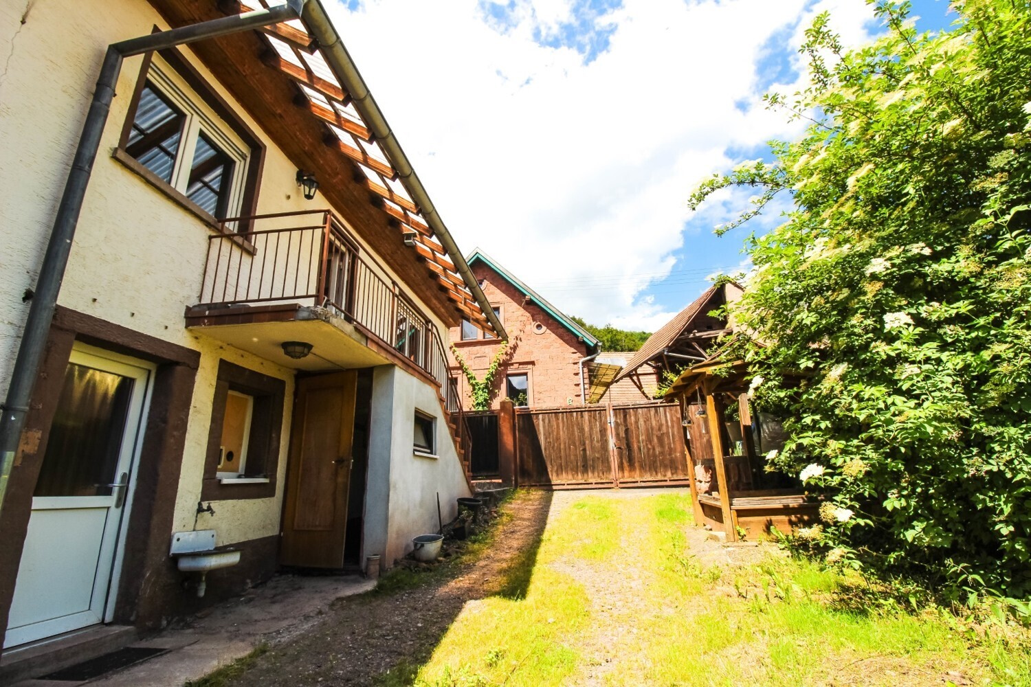Ansicht Haus Hof