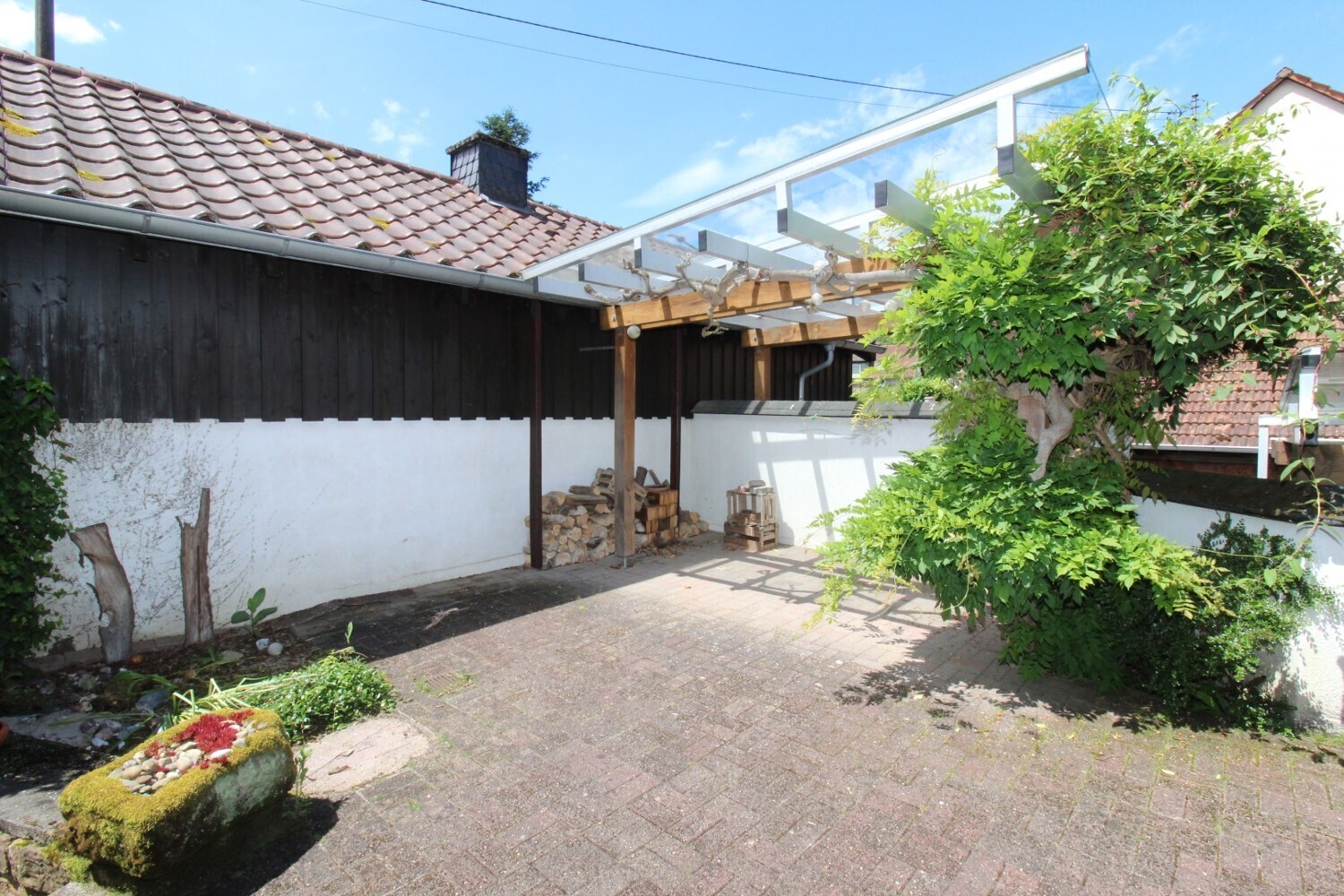 Terrasse am Wohnzimmer