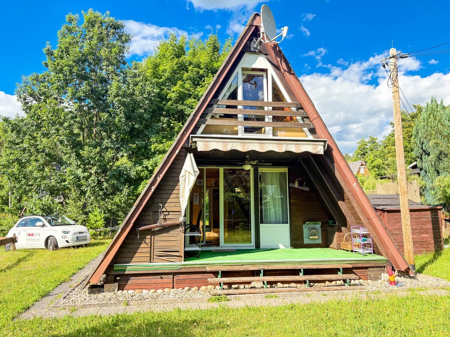 Blick auf die Terrasse
