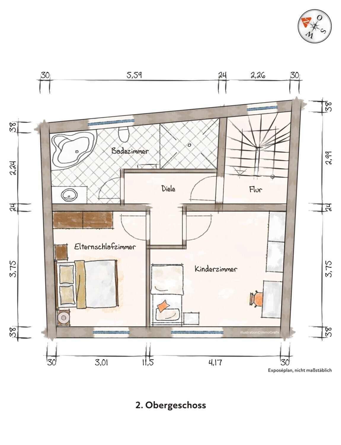 Grundriss 2. OG