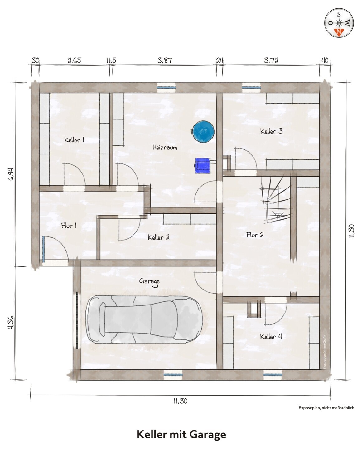 Göcklingen_EFH_Grundriss Keller