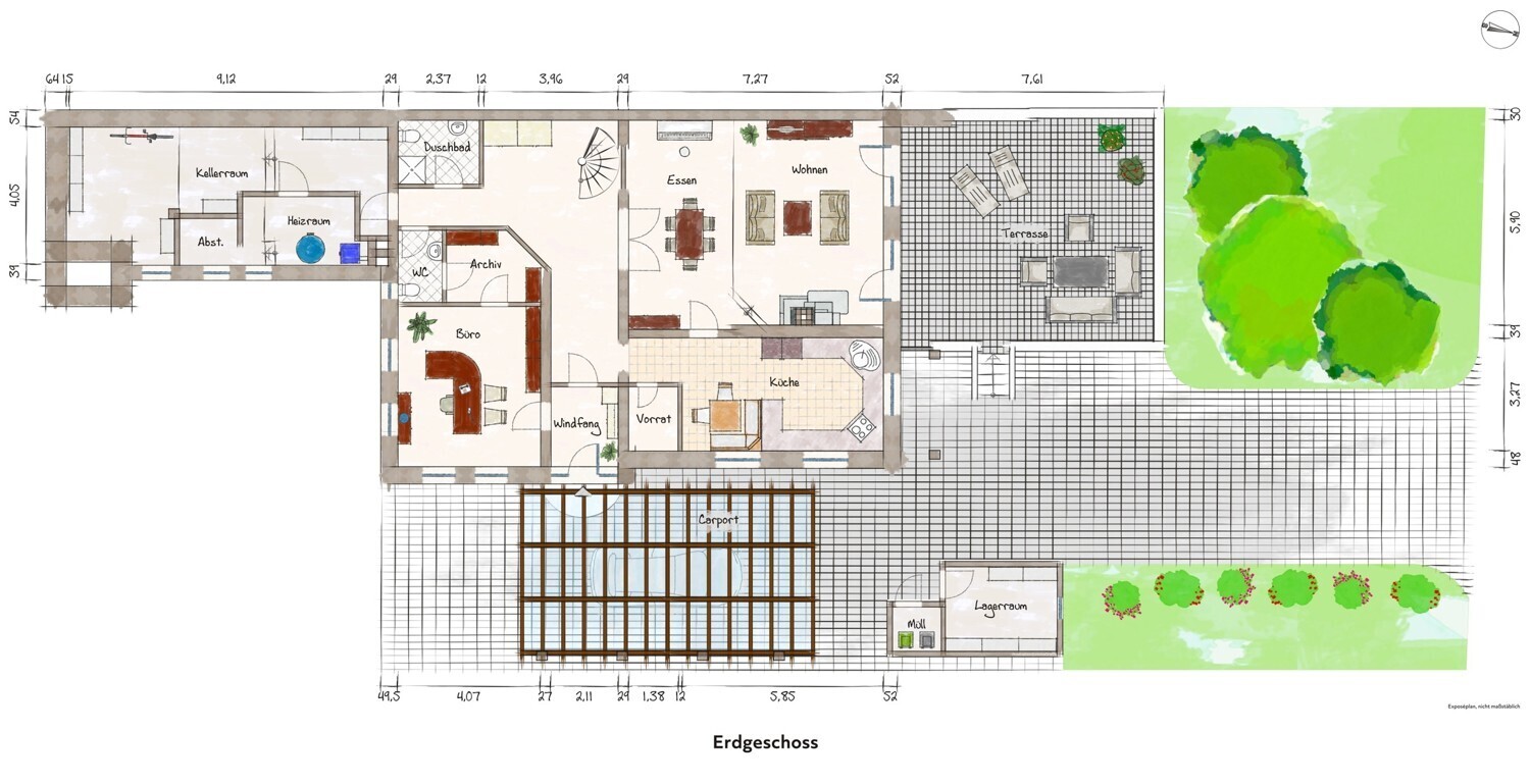 Annweiler_DHH_Grundriss EG_visualisiert