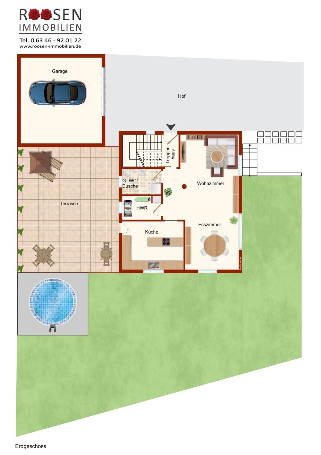 Krickenbach_EFH_Grundriss Erdgeschoss_visualisiert