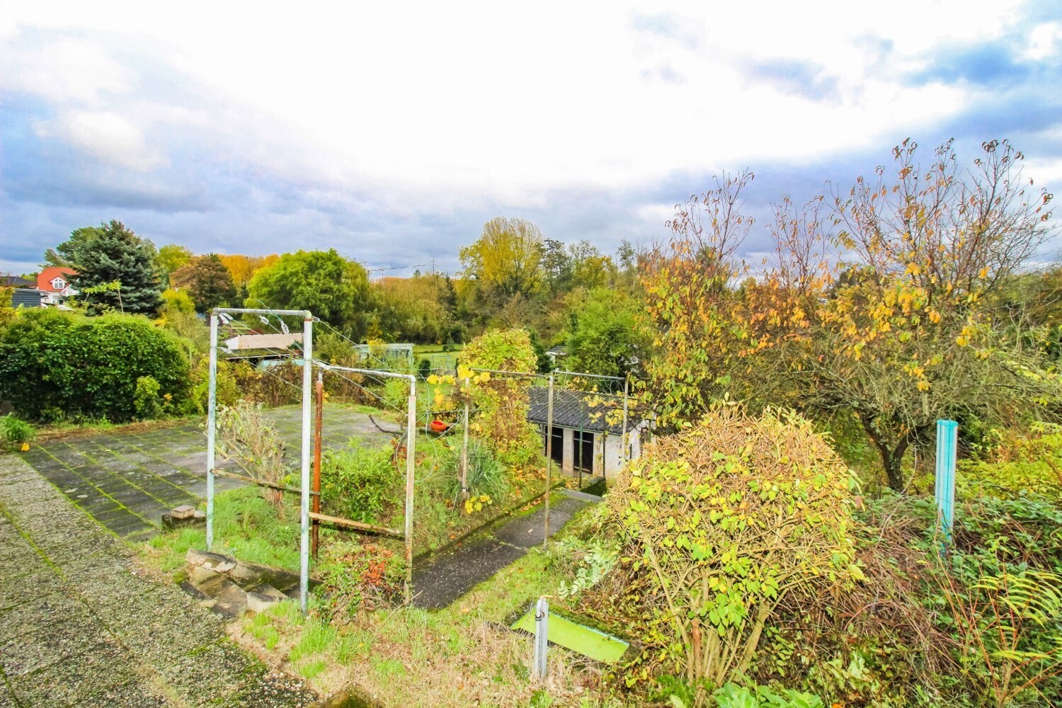 Terrasse Gartenweg