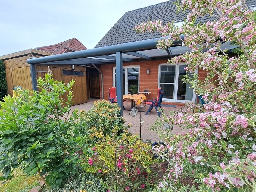 Blick auf die Terrasse