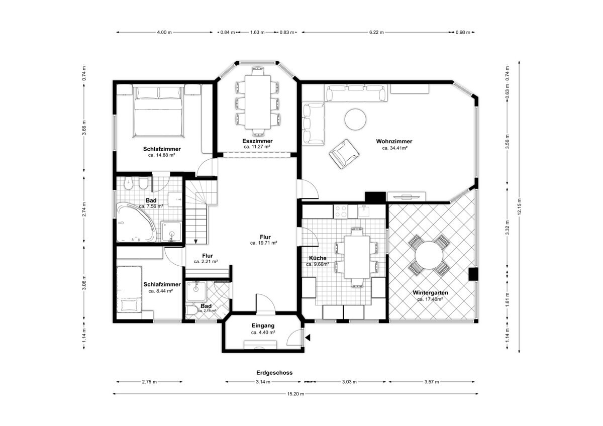 Grundriss Erdgeschoss