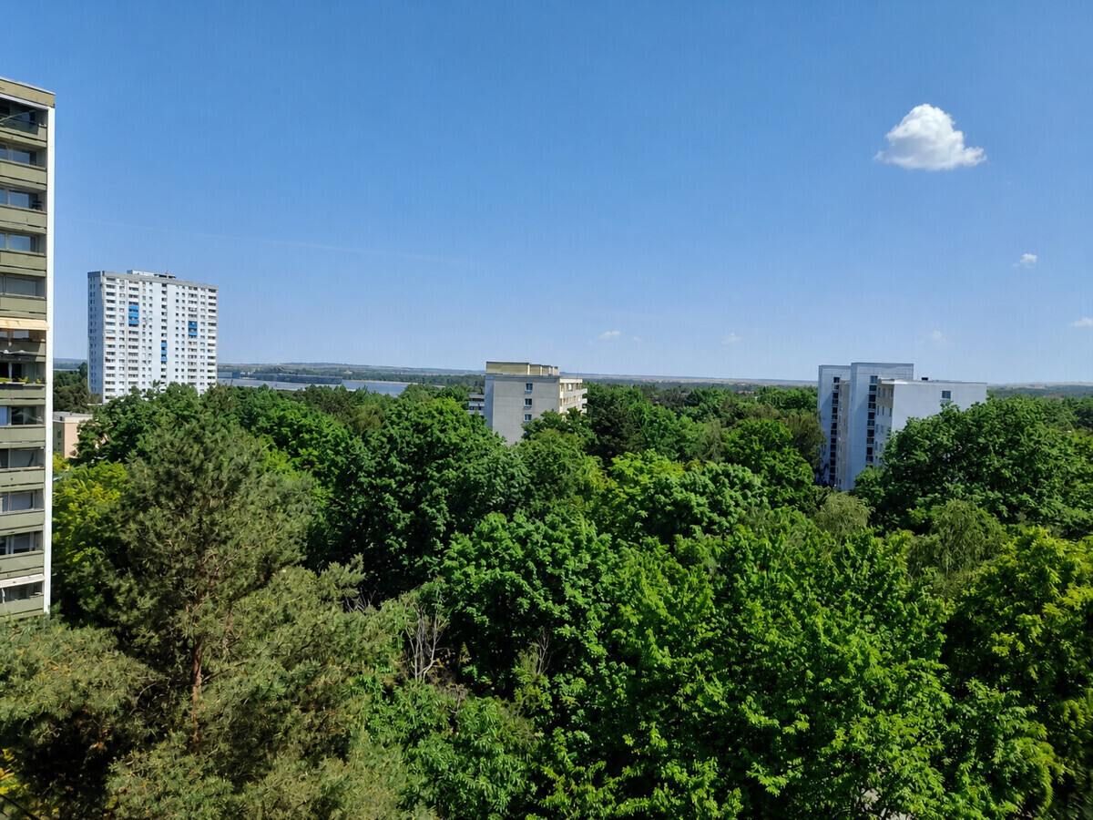 Ausblick vom Balkon