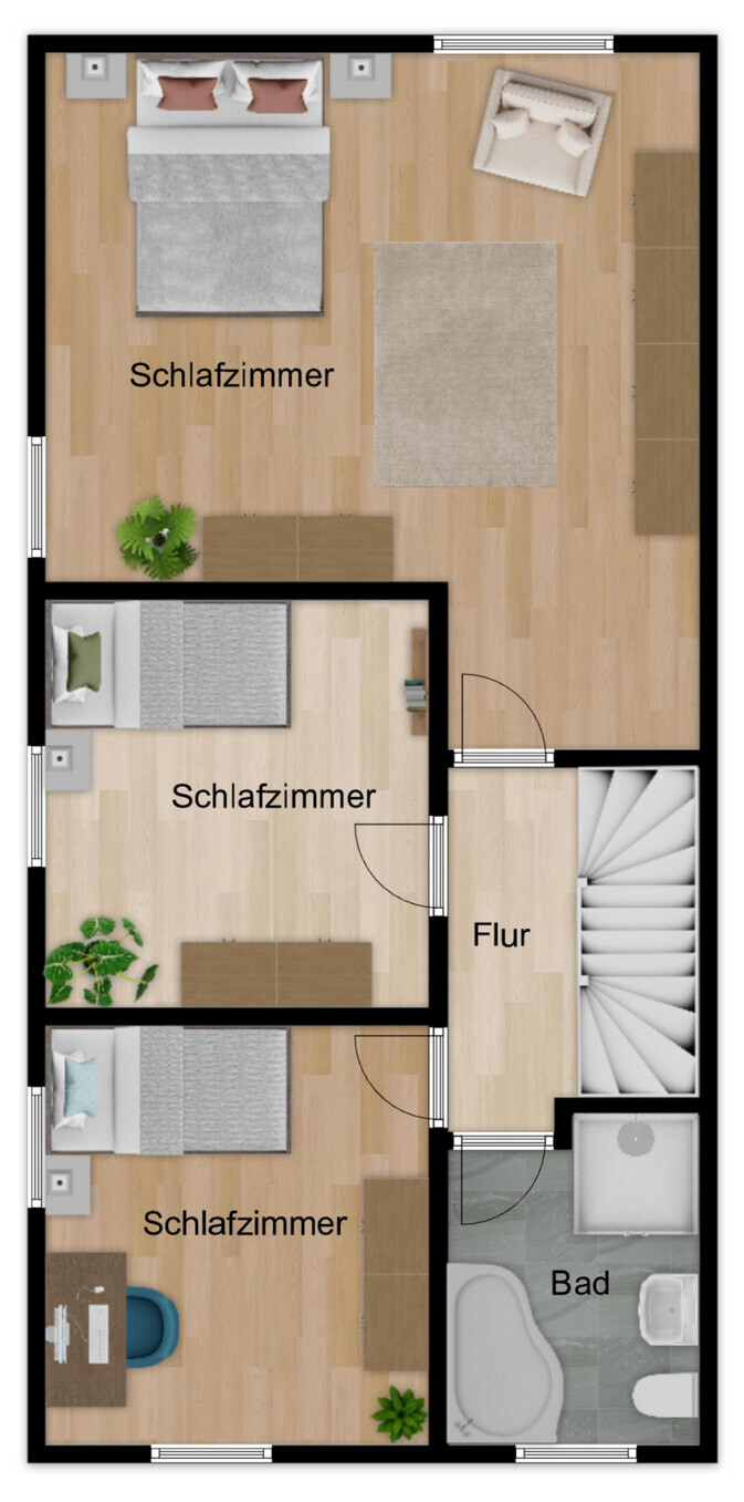 Grundriss Obergeschoss