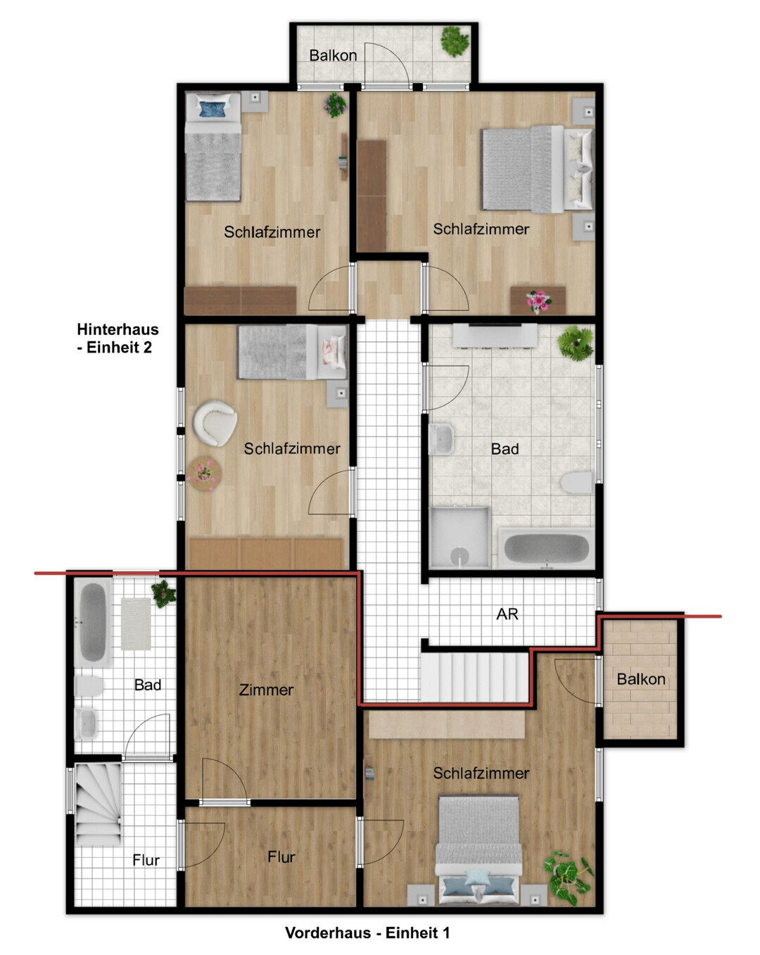 Grundriss Obergeschoss