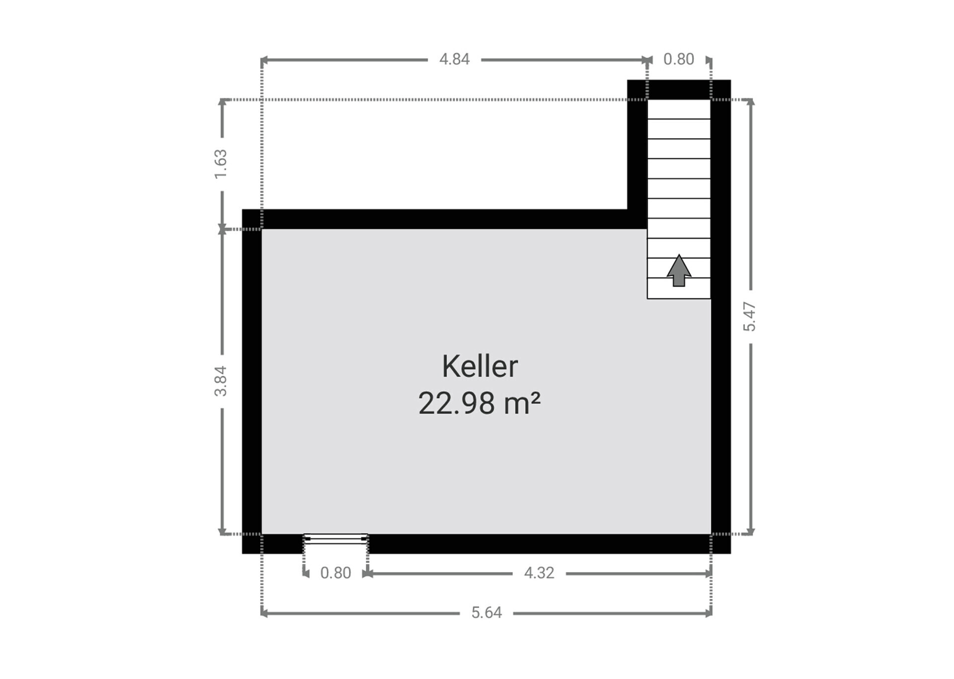 Grundriss Keller