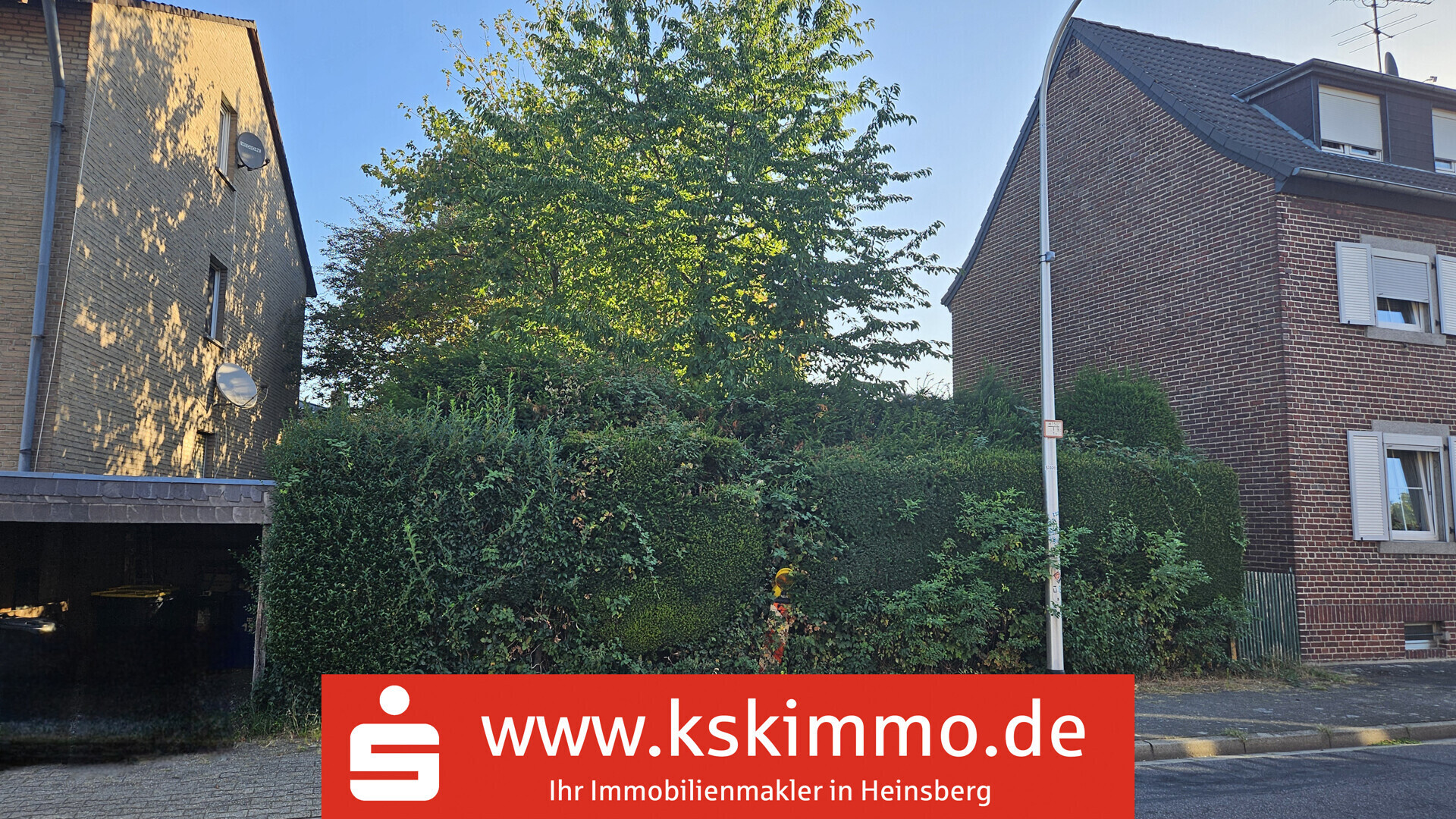 Baulücke im gewachsenen Ortskern von Heinsberg-Oberbruch