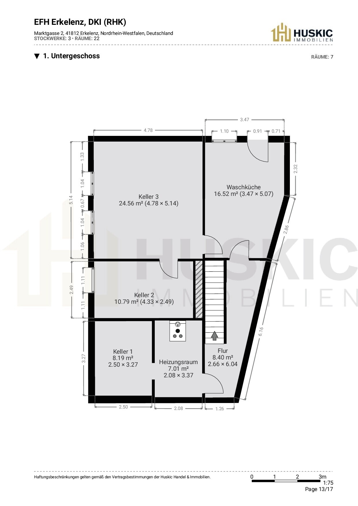 Grundriss UG Wohnhaus