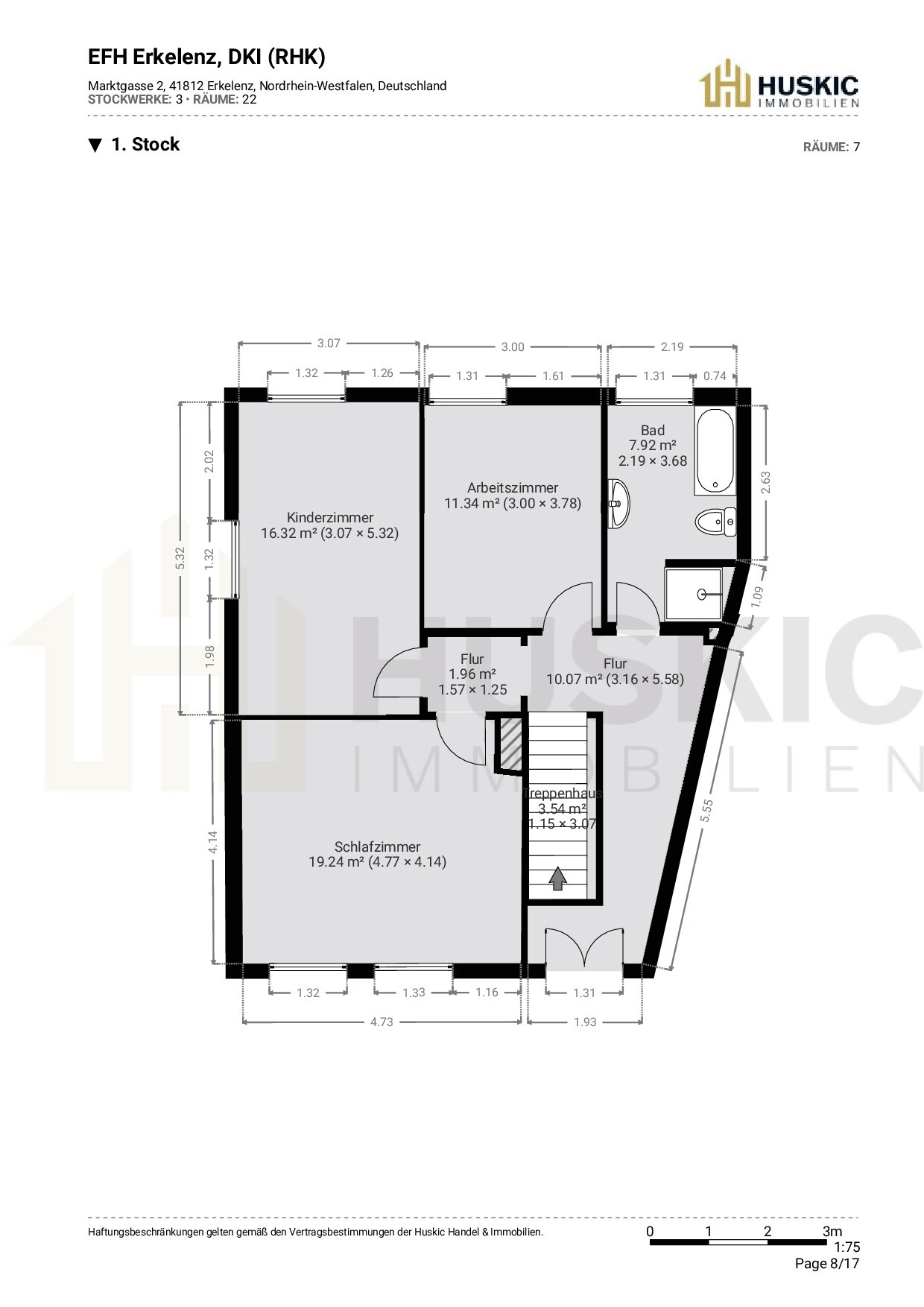 Grundriss OG Wohnhaus
