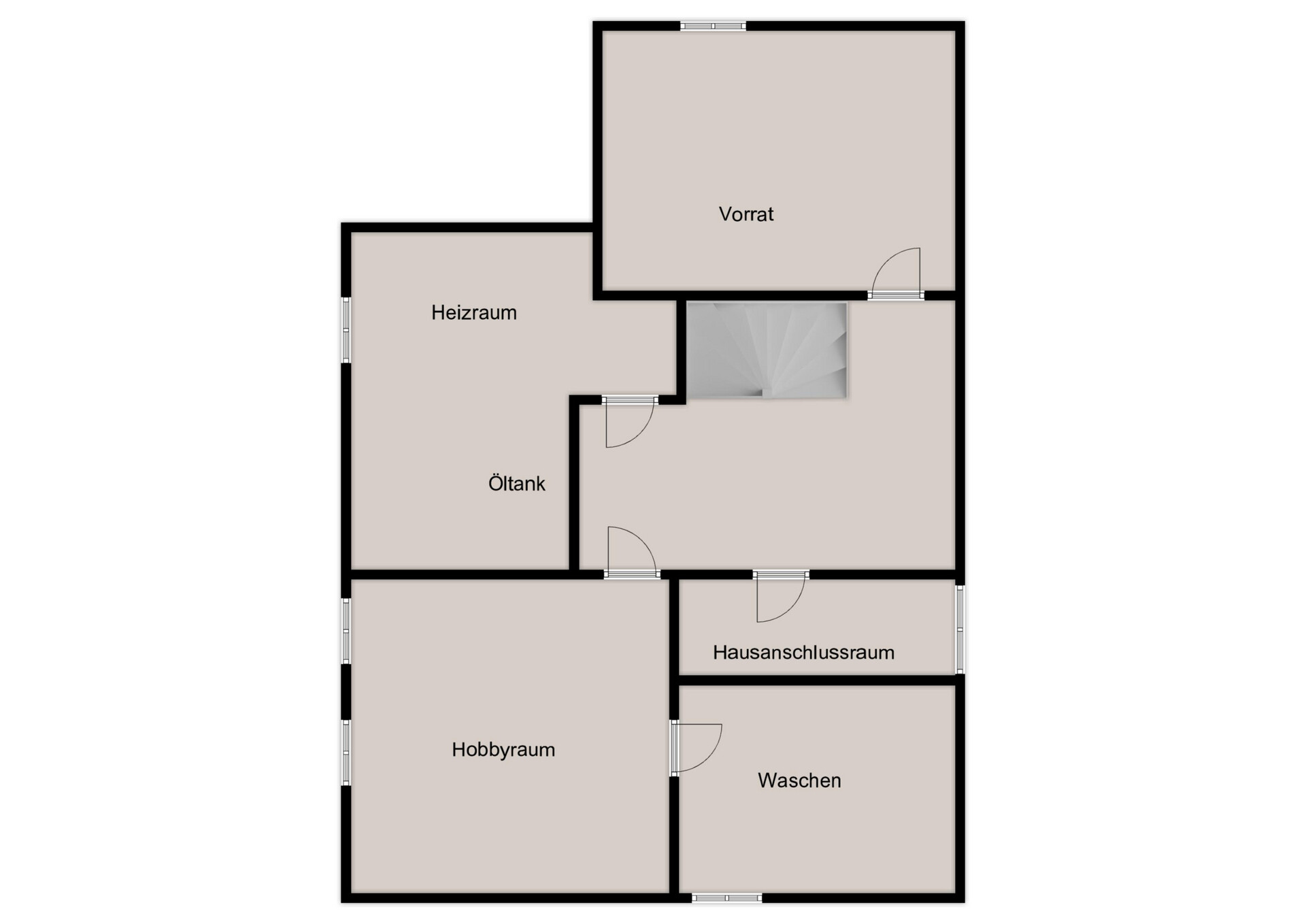 Grundriss Kellergeschoss