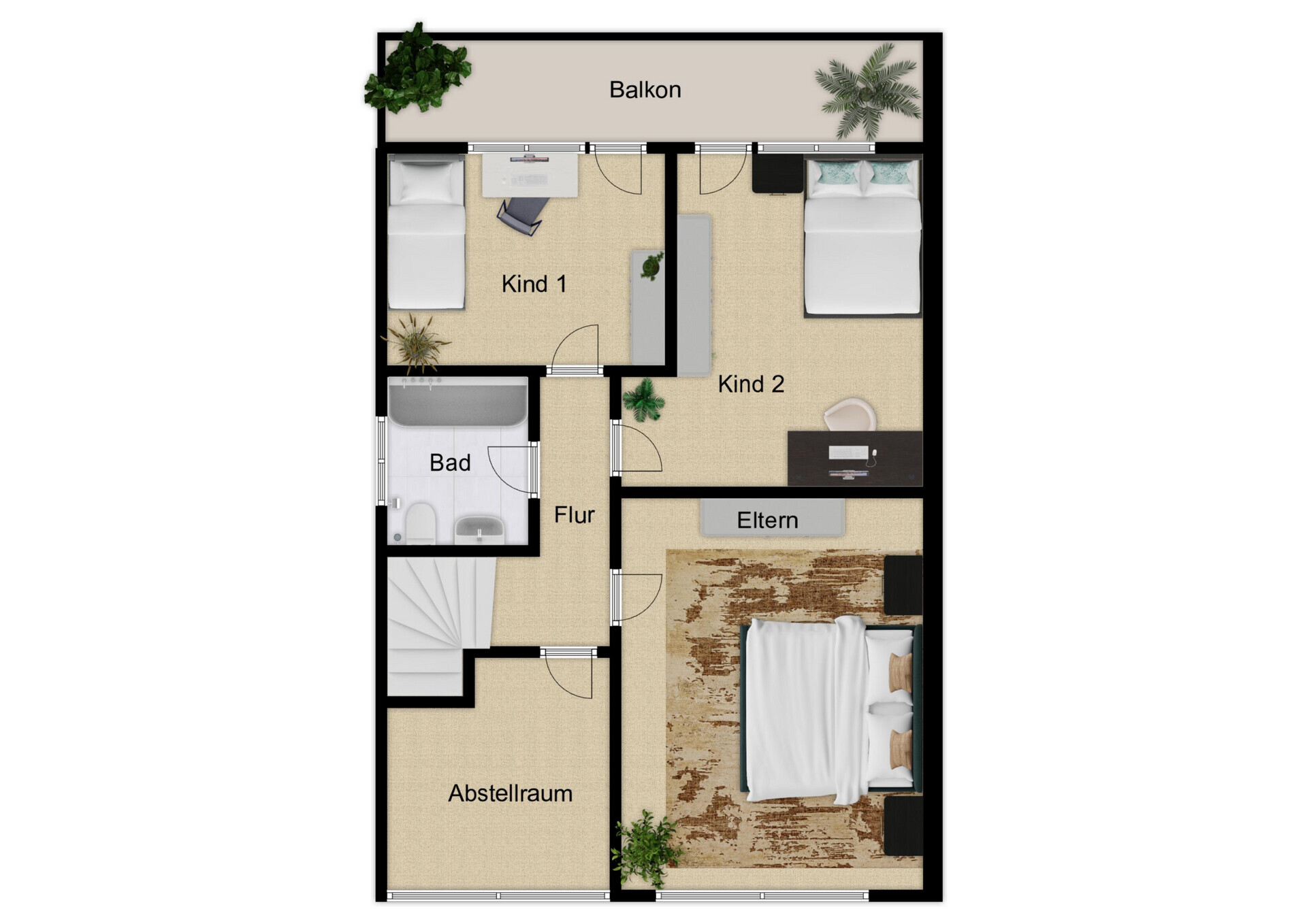 Grundriss Obergeschoss