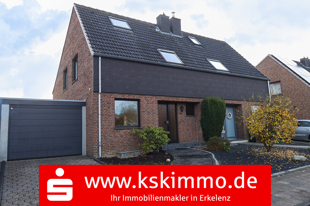 Attraktive Doppenhaushälfte in guter Lage mit Garten  in Erkelenz