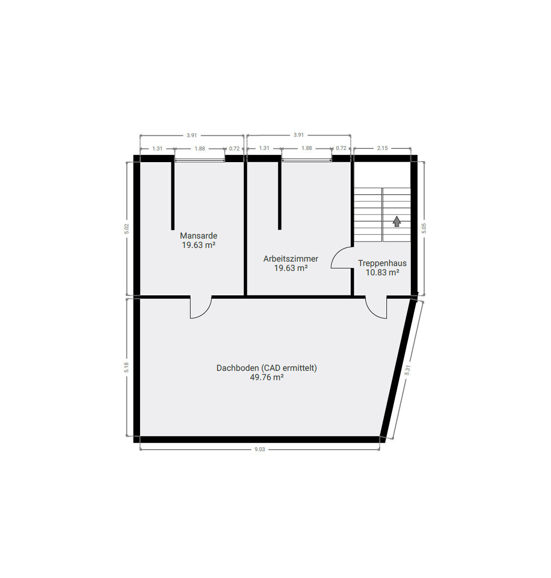 351 Grundriss Dachgeschoss