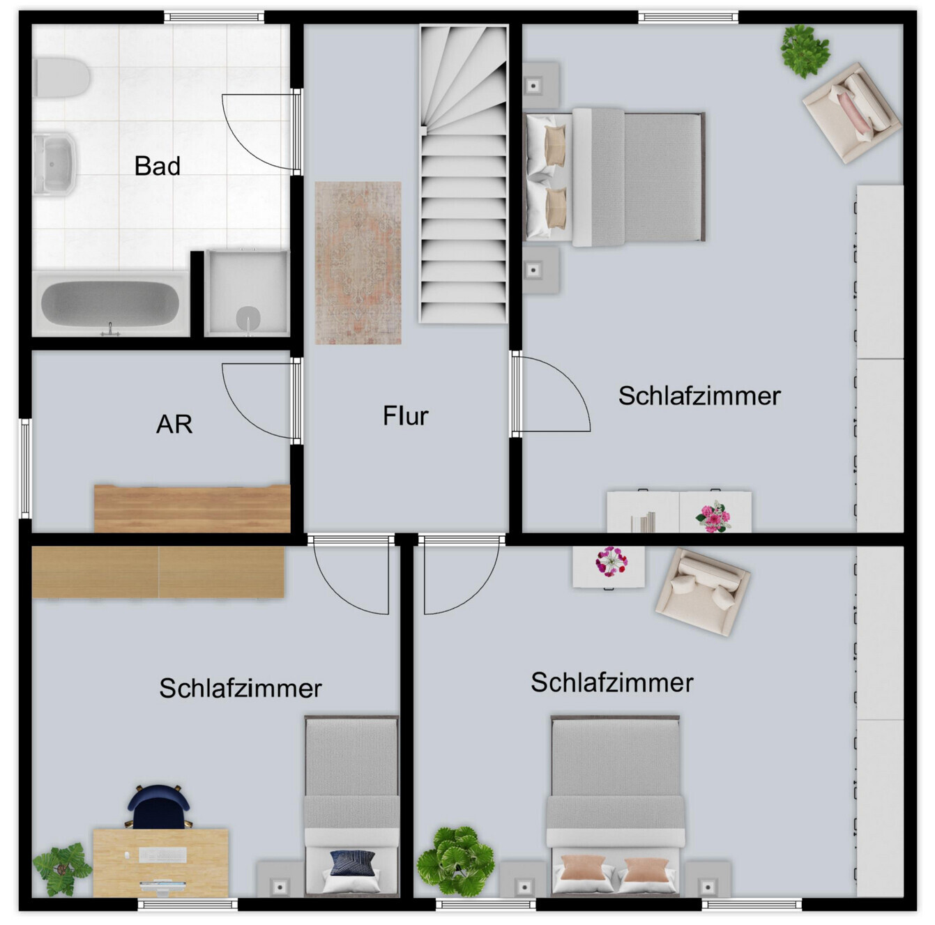 Grundriss Obergeschoss