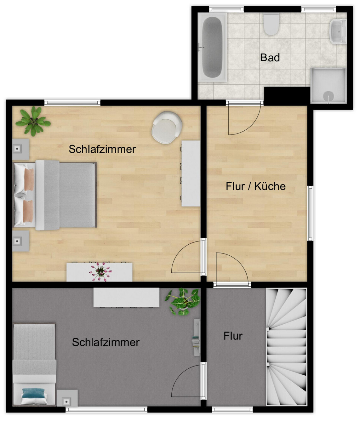 Grundriss Obergeschoss