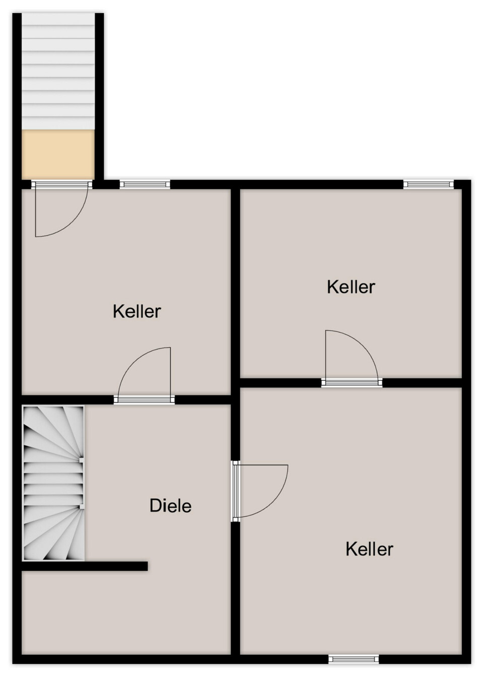 Grundriss Kellergeschoss NEU