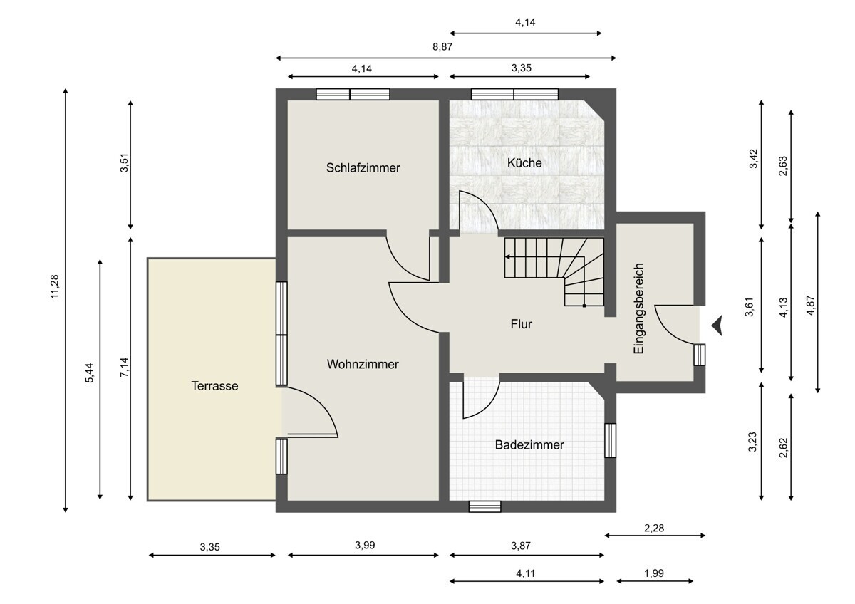 Erdgeschoss Grundriss