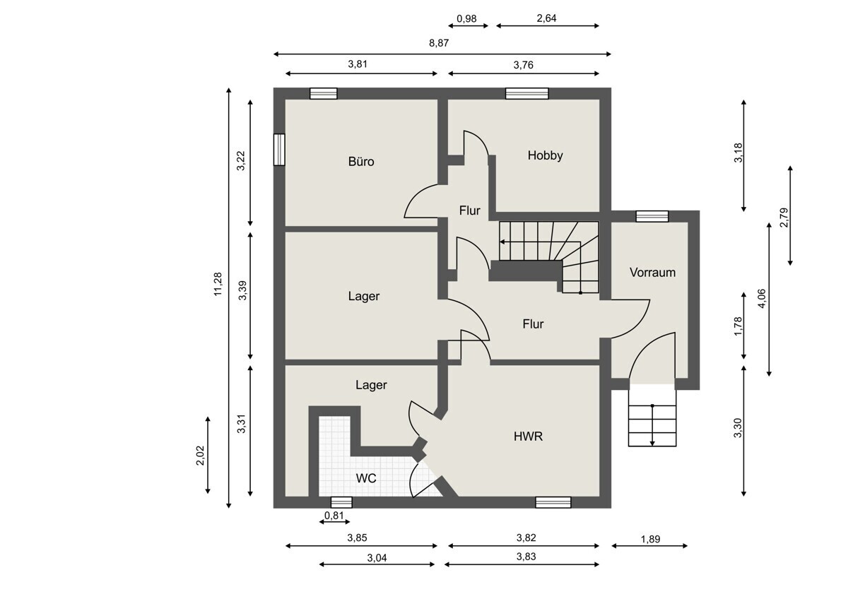 Keller Grundriss