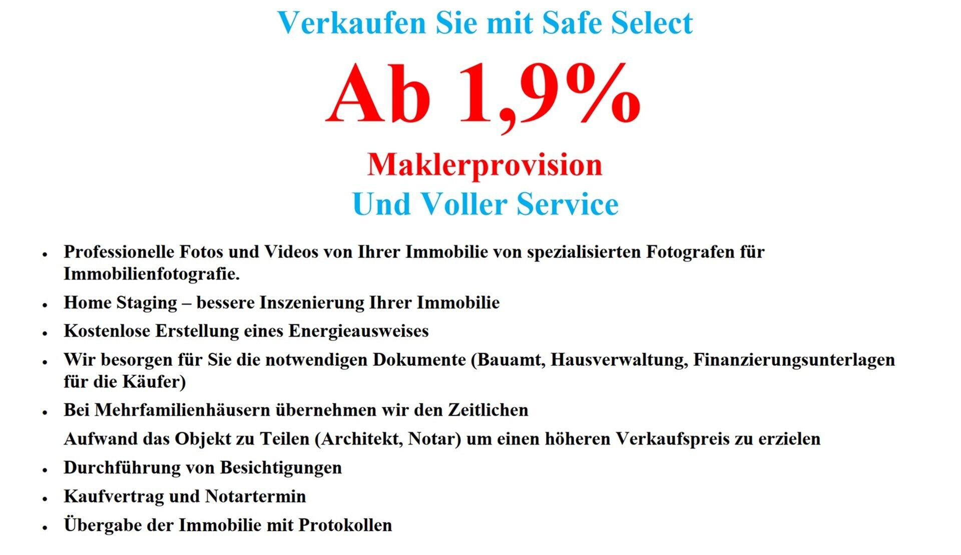 1,9% Maklerprovision