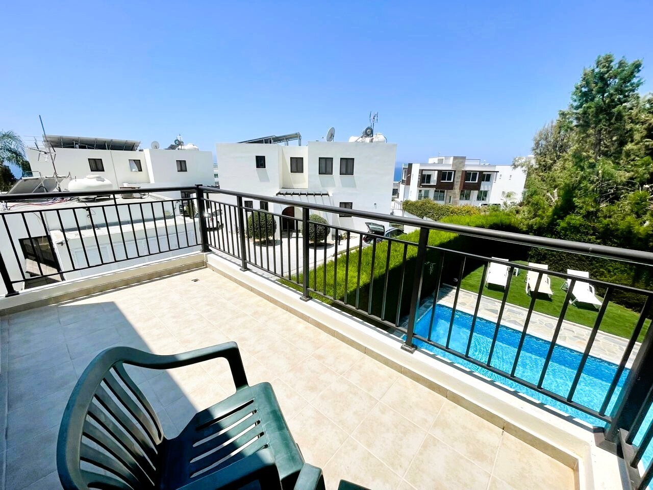 Balkon mit Meerblick