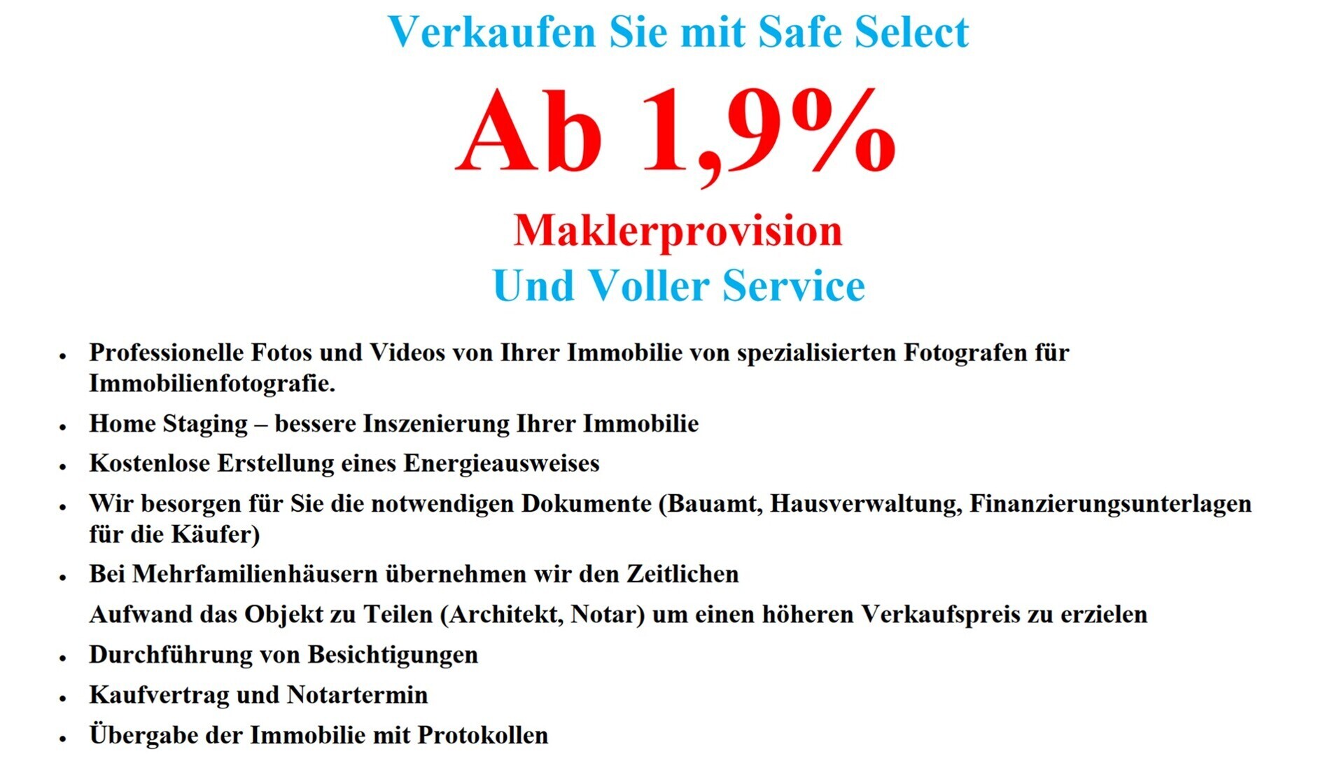 1,9% Maklerprovision