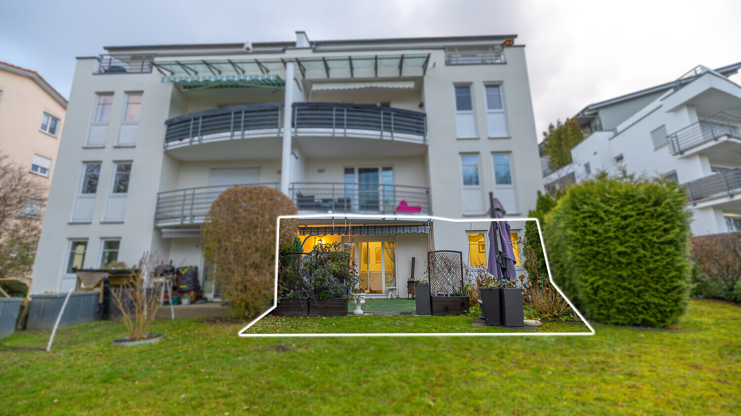 Terrasse - Gartenanteil