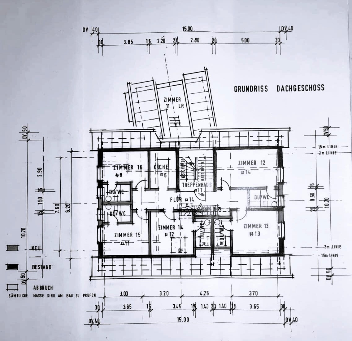 Grundriss Dachgeschoss