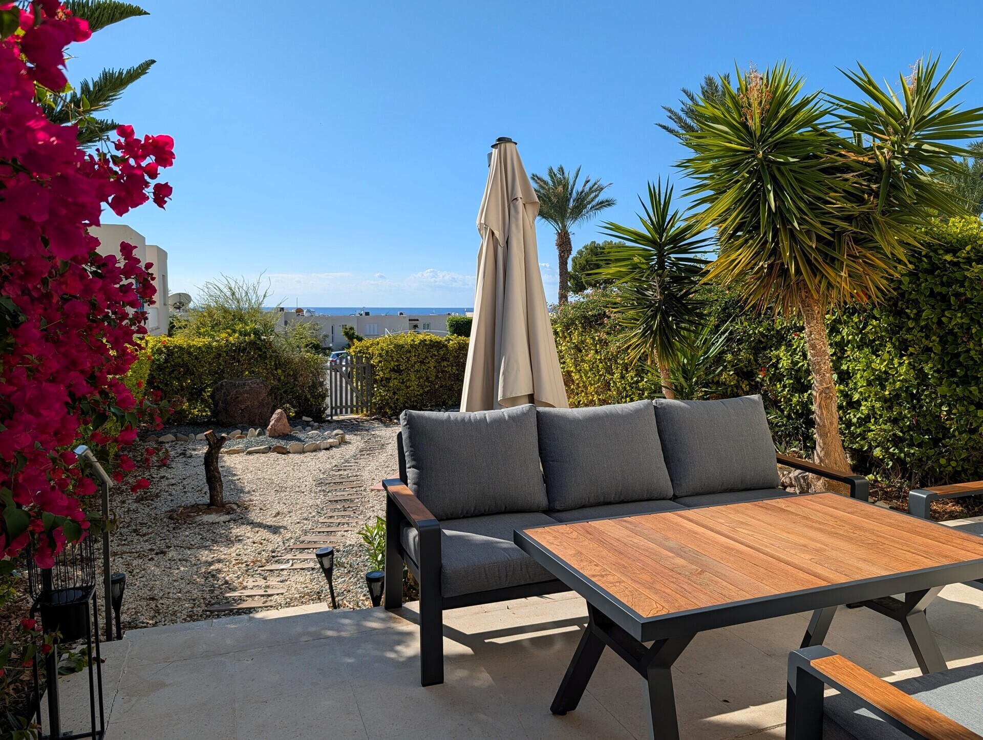 Terrasse mit Meerblick