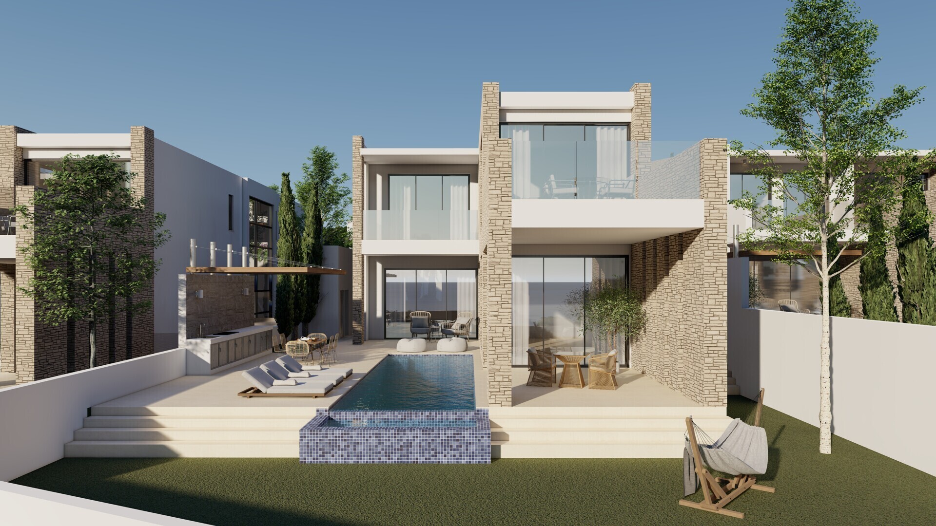 Villa am Tag