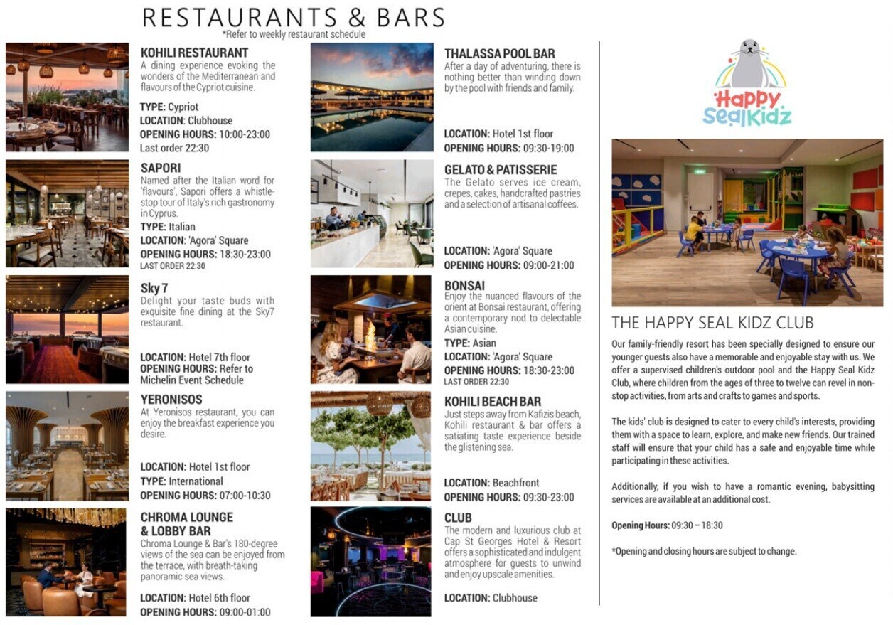 Restaurants Bars Kinderzimmer