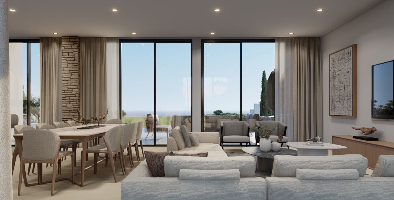 Wohnzimmer mit Essbereich