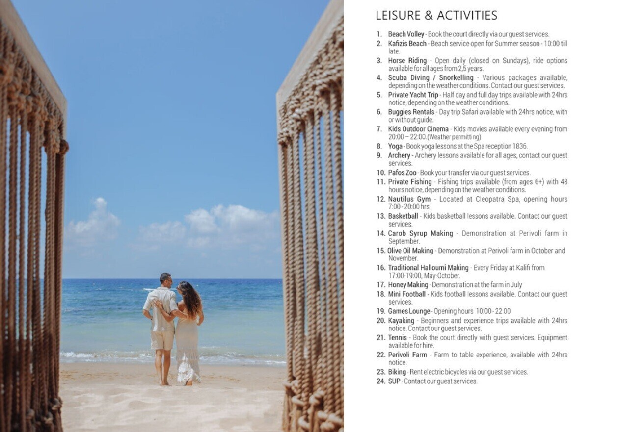 Optionale Freizeitprogramme