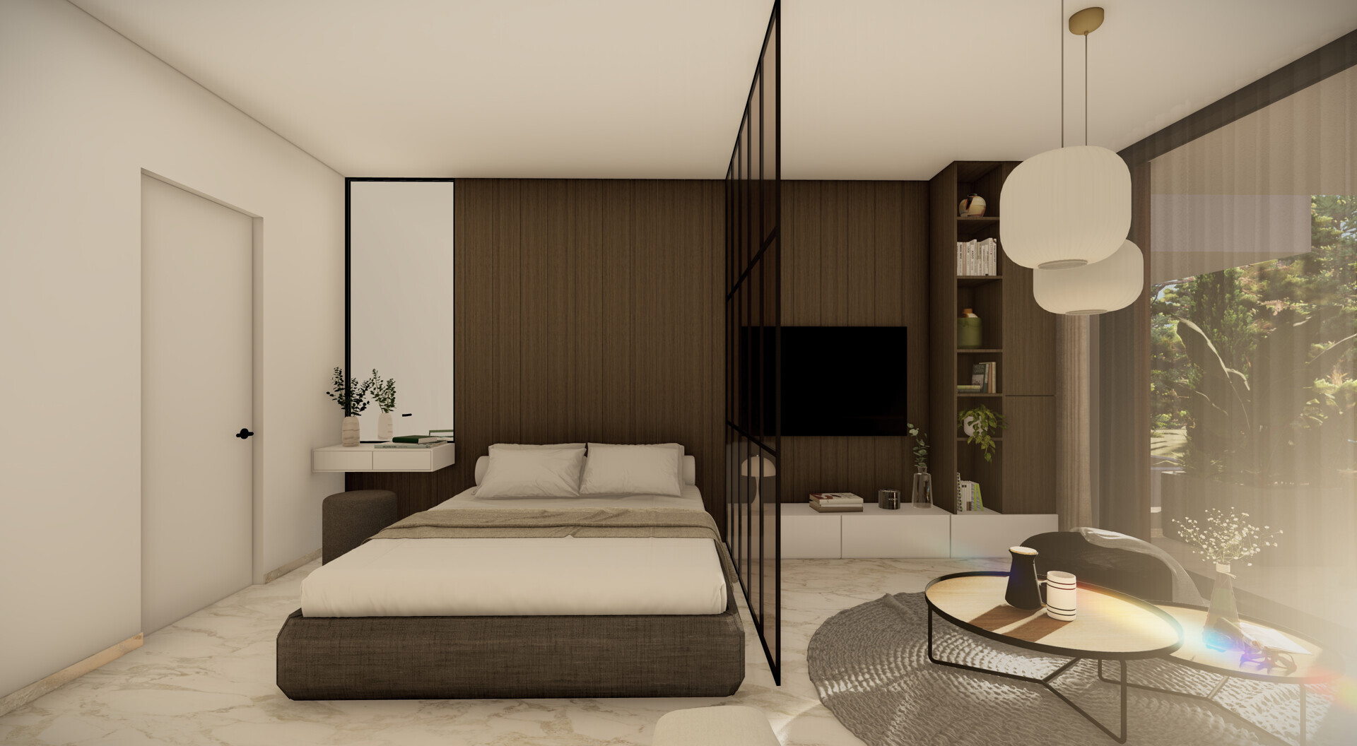 Schlaf - Wohnzimmer