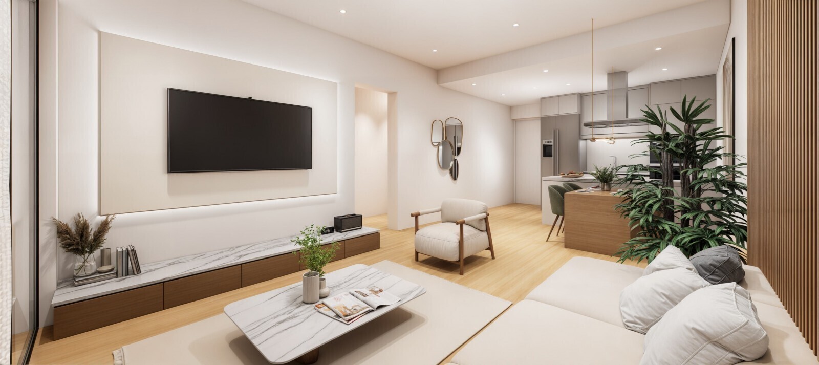Wohnzimmer Küche
