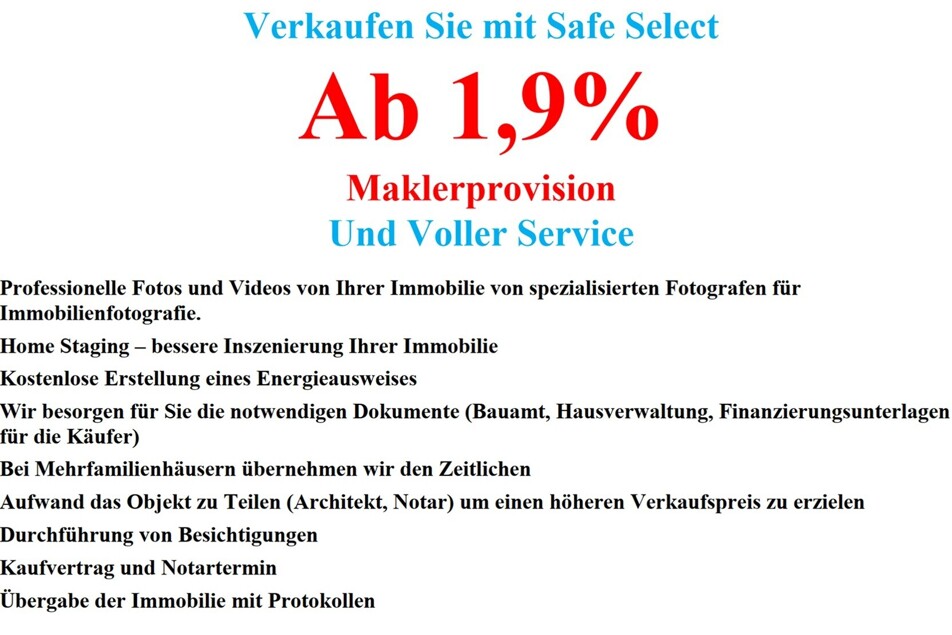 1,9% Maklerprovision