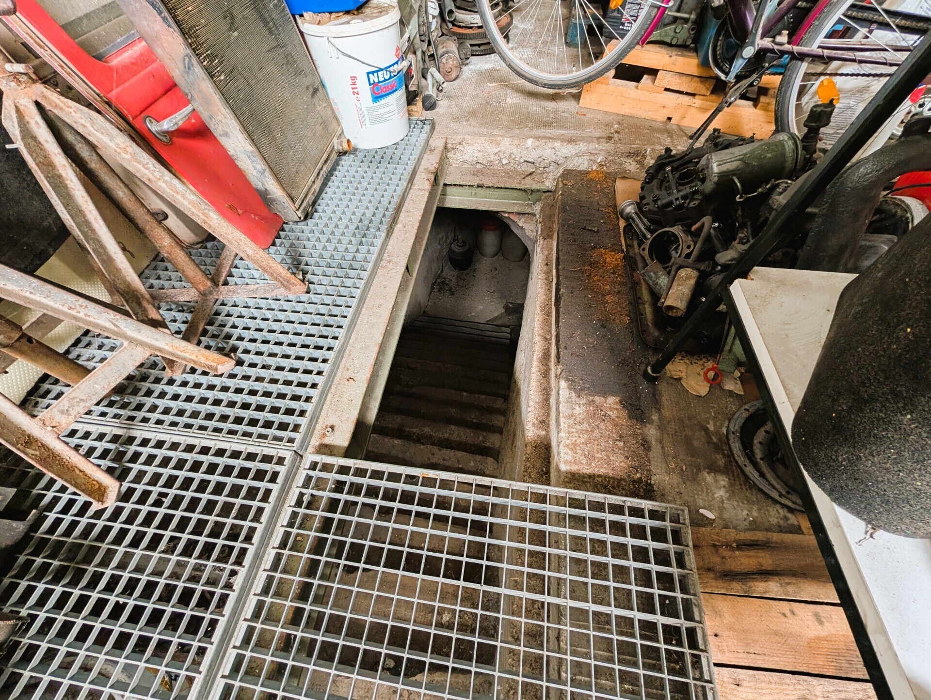 Grube unter Grage