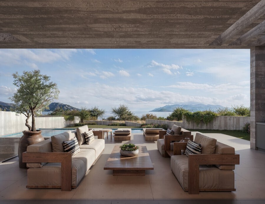 Terrasse Meerblick