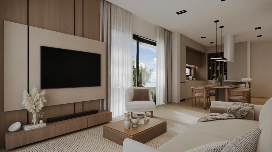 Wohnzimmer Küche Essbereich
