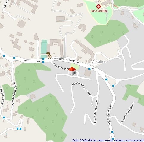 Mappa villa Thovez